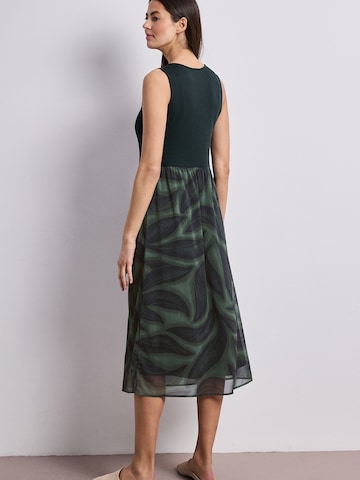 STREET ONE Obleka | zelena barva