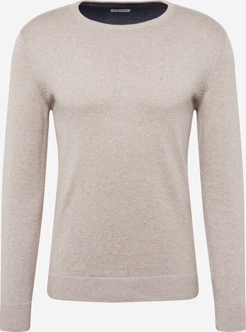 TOM TAILOR Sweater in Beige: front