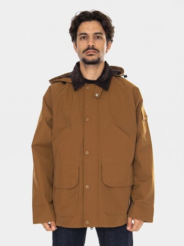 Carhartt WIP Between-season jacket 'Clarton' in Brown: front