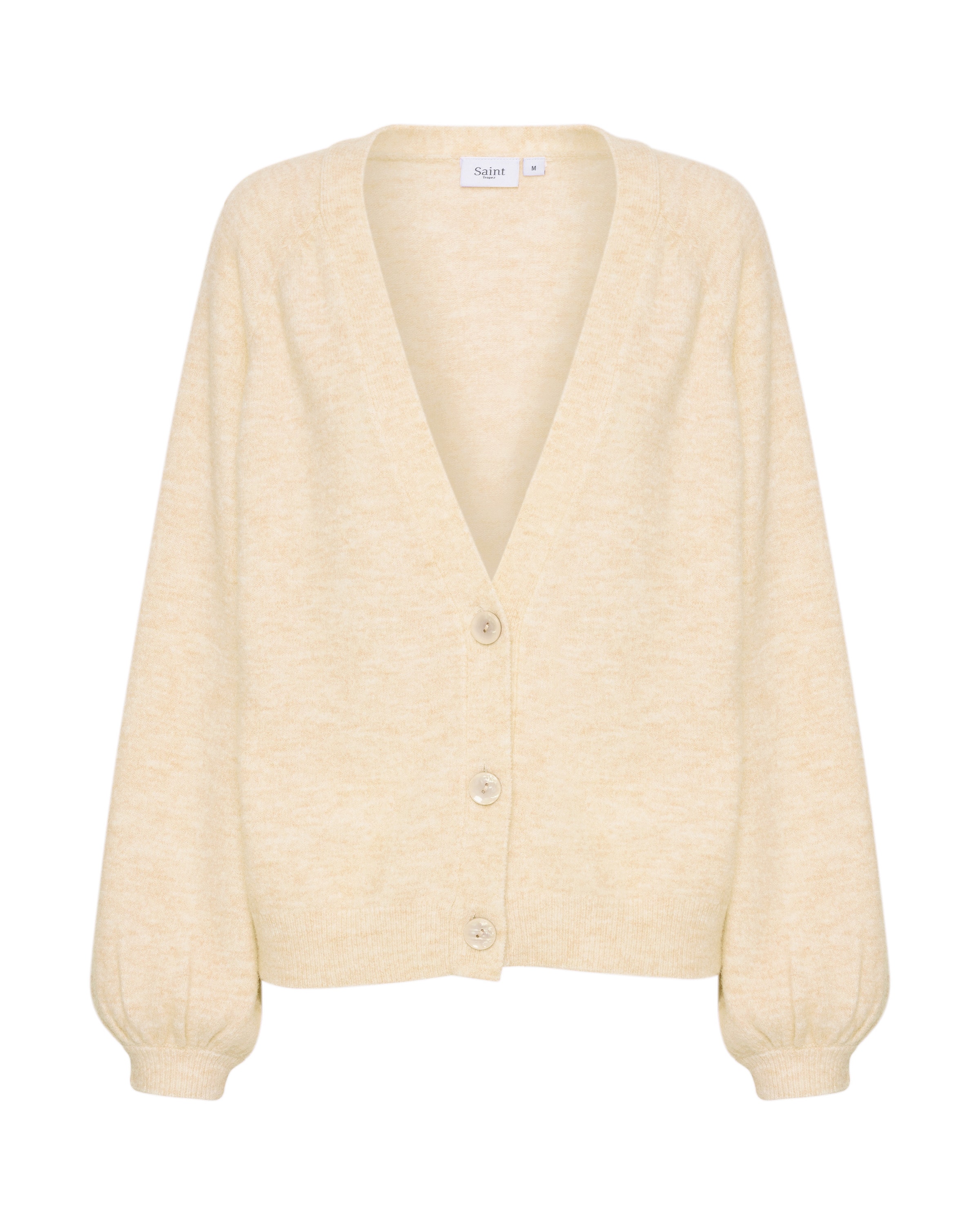 SAINT TROPEZ Cardigan 'Garbie' i beige: forside