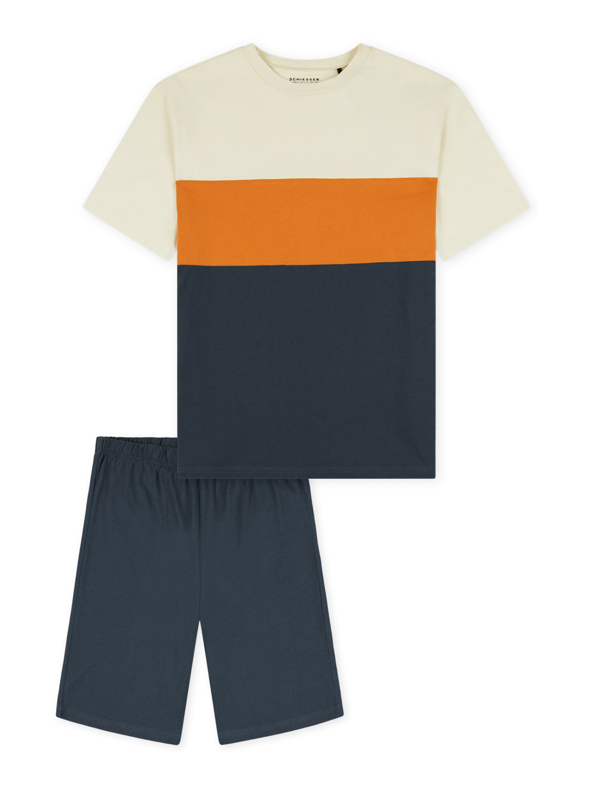 SCHIESSER Pajamas 'Nightwear' in Blue: front