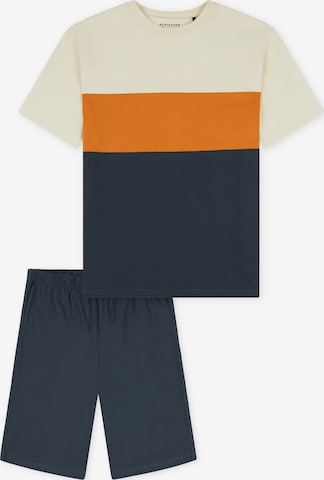 SCHIESSER Nachtkledij ' Organic Cotton ' in Blauw: voorkant