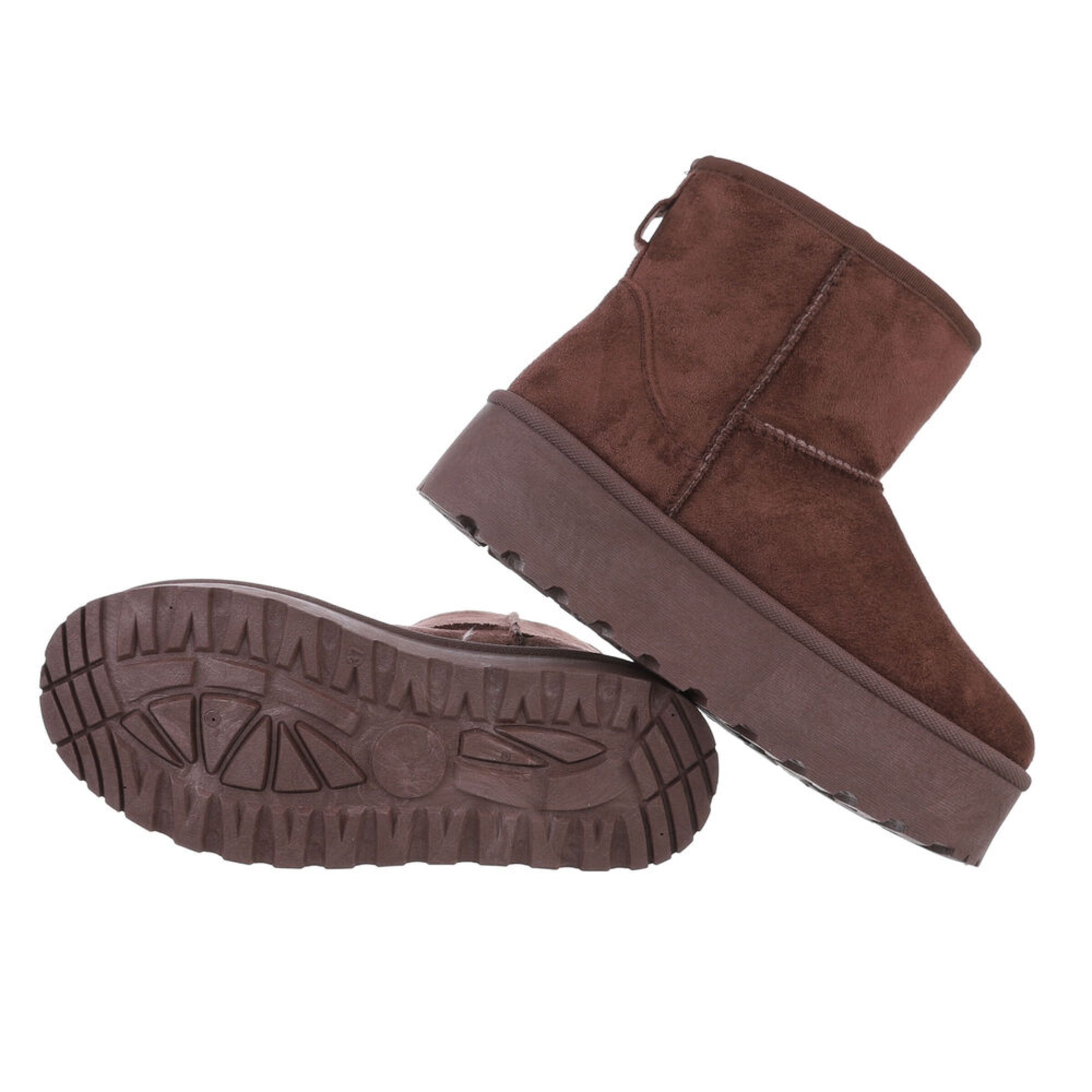 Ital-Design Snow Boots in Brown