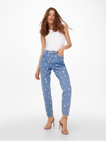 ONLY regular Jeans i blå