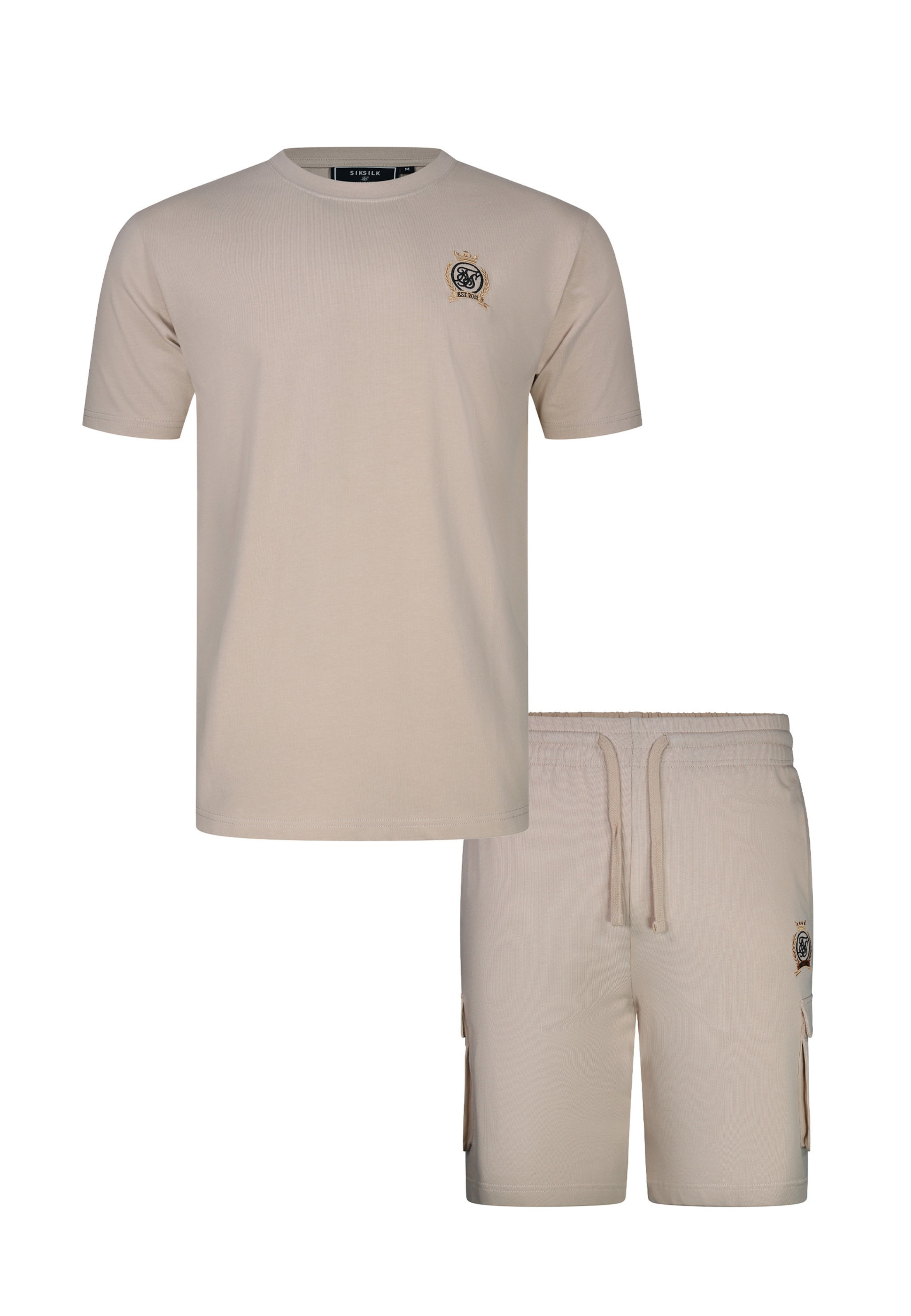 SikSilk Loungewear in Beige: front