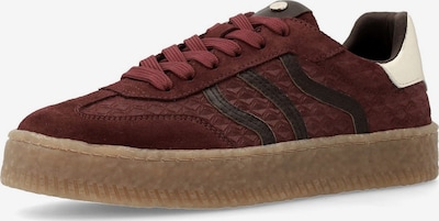 MANFIELD Sneaker in rot / schwarz, Produktansicht