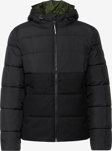 Street One MEN Winter Jacket in Black: front