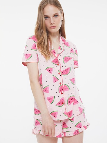 Trendyol Short Pajama Set in Pink