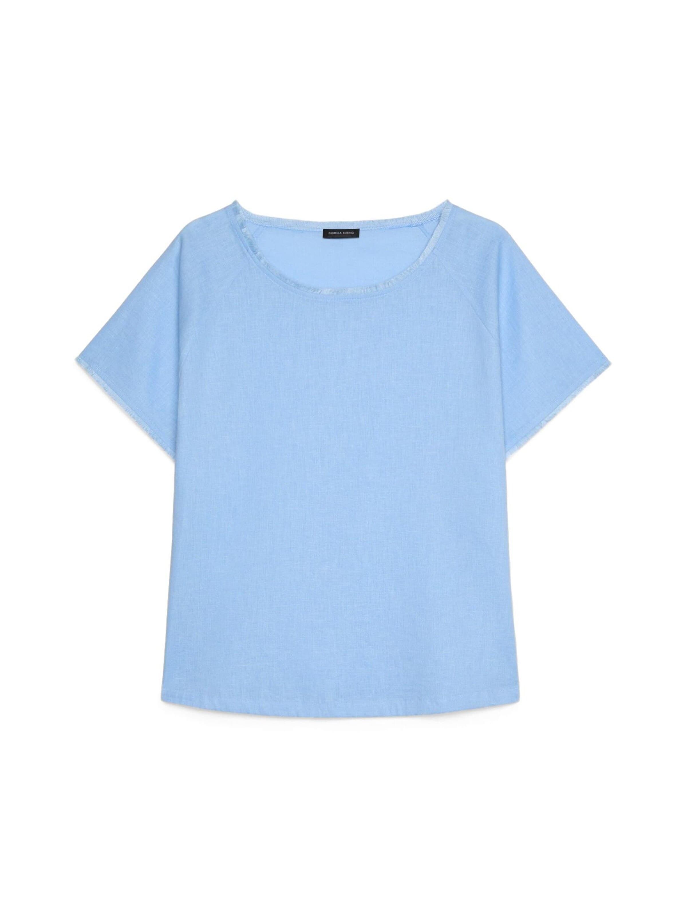 Maglietta di Fiorella Rubino in blu: frontale
