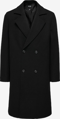 Only & Sons Between-Seasons Coat 'ARON' in Black: front