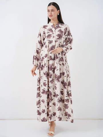 Bigdart - Vestido de verão em castanho: frente