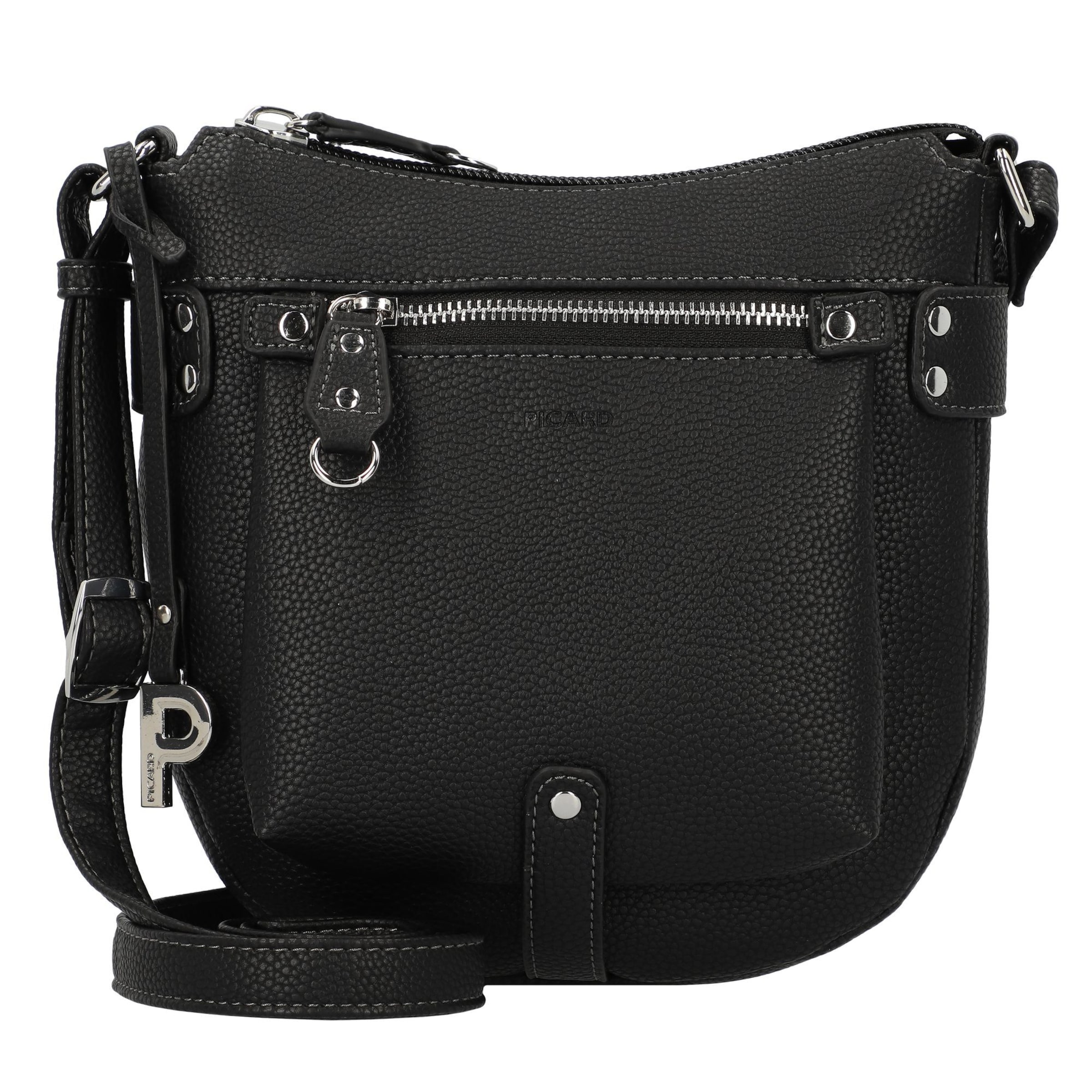 Picard Umhängetasche 'Loire' in Schwarz: Vorderseite