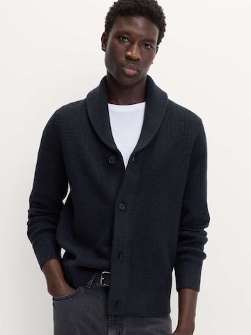 Marks & Spencer Gebreid vest in Blauw: voorkant