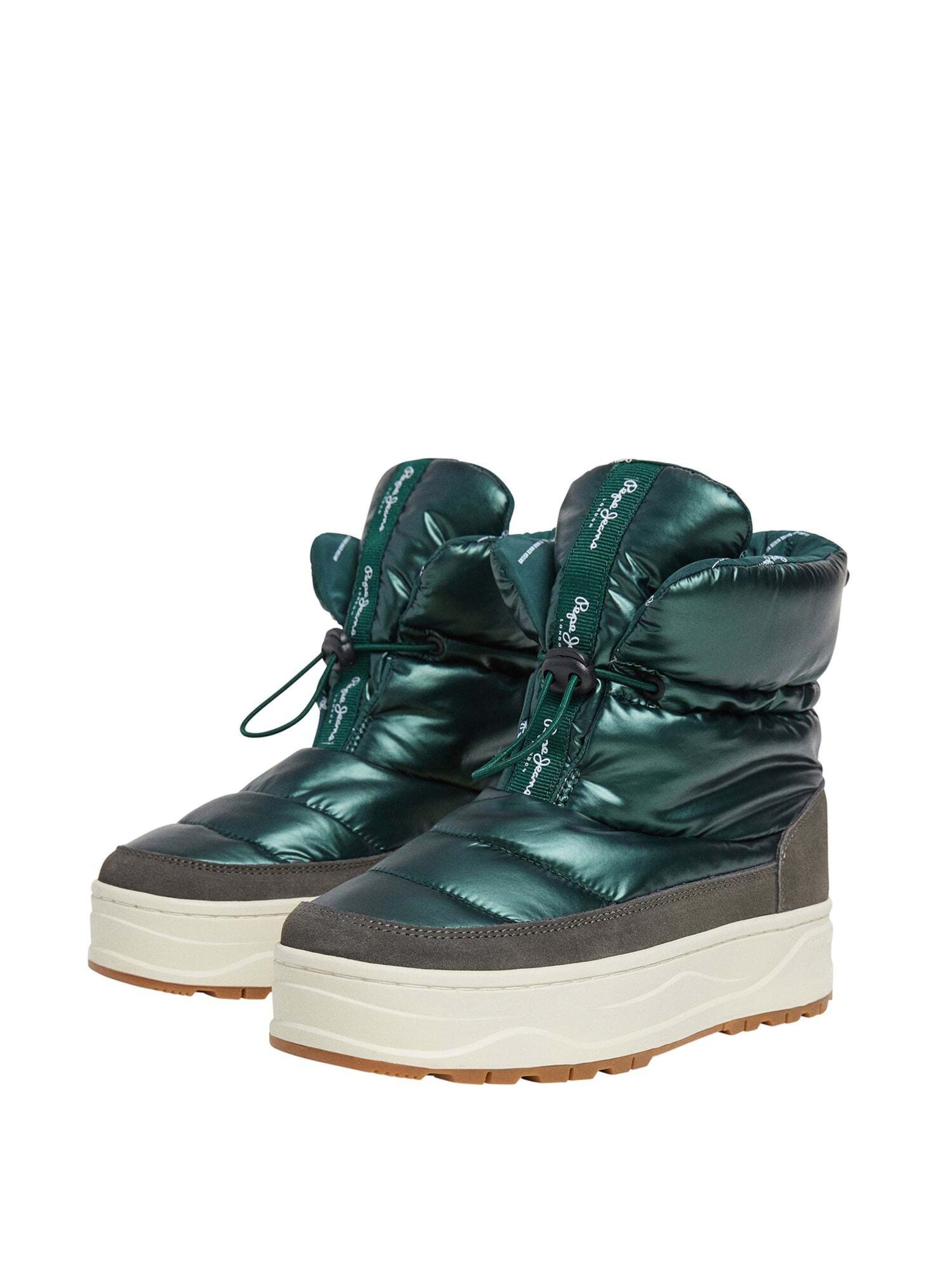 Pepe Jeans Boots ' KORE METALLIC W ' in Groen: voorkant