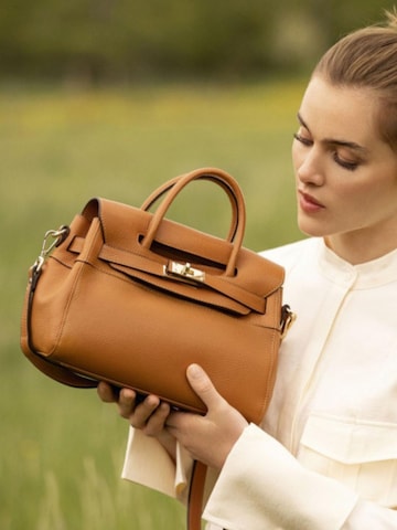 MAC DOUGLAS Handtas 'Mac Douglas Sacs À Main MIX Pylad Alba Cuir Marron' in Bruin