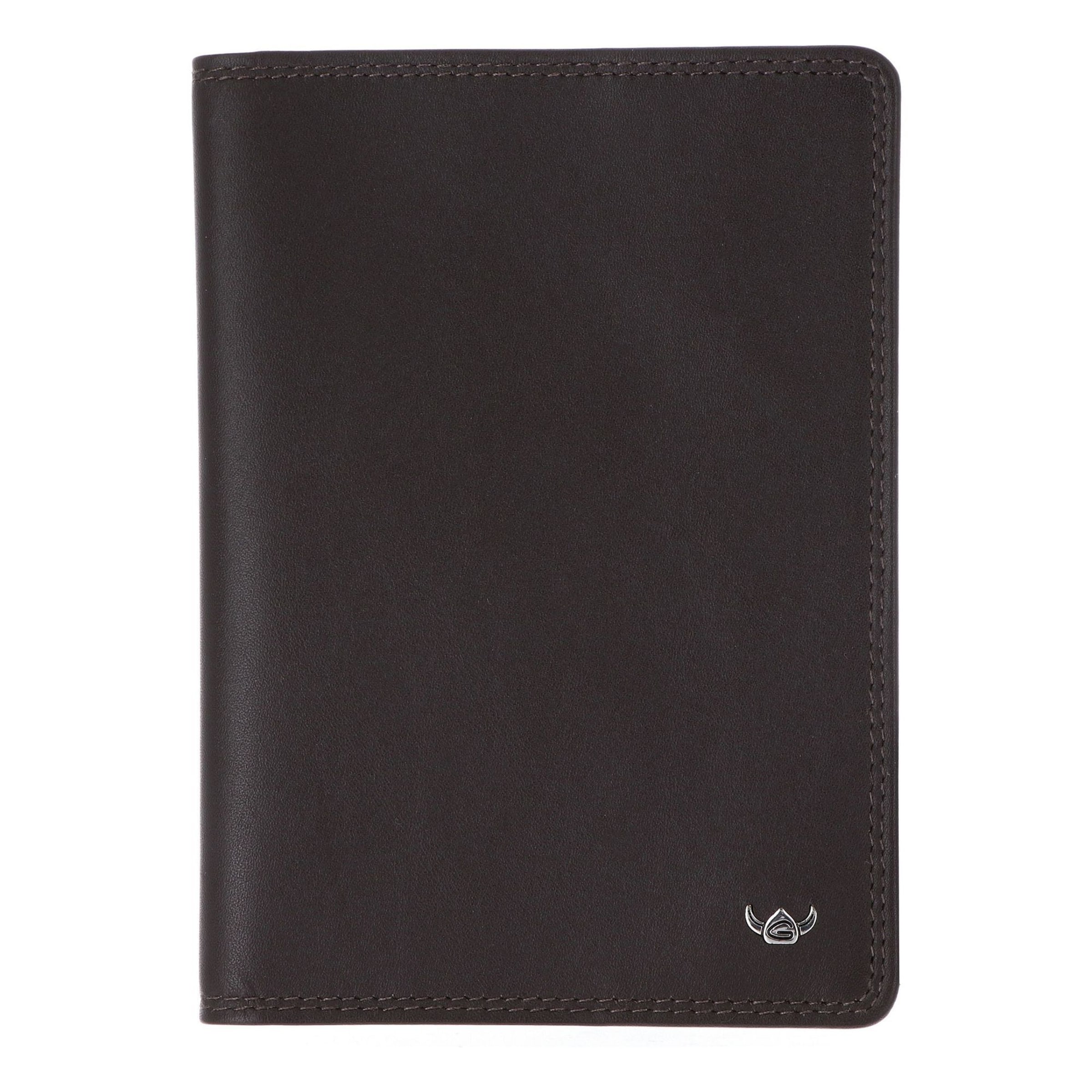 GOLDEN HEAD Wallet 'Polo' in Brown: front