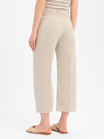 Wide Leg Pantalon à plis 'Derive' DRYKORN en beige