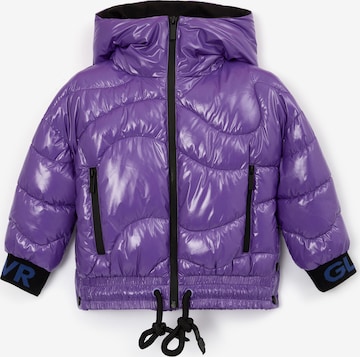 Gulliver Between-Season Jacket in Purple: front