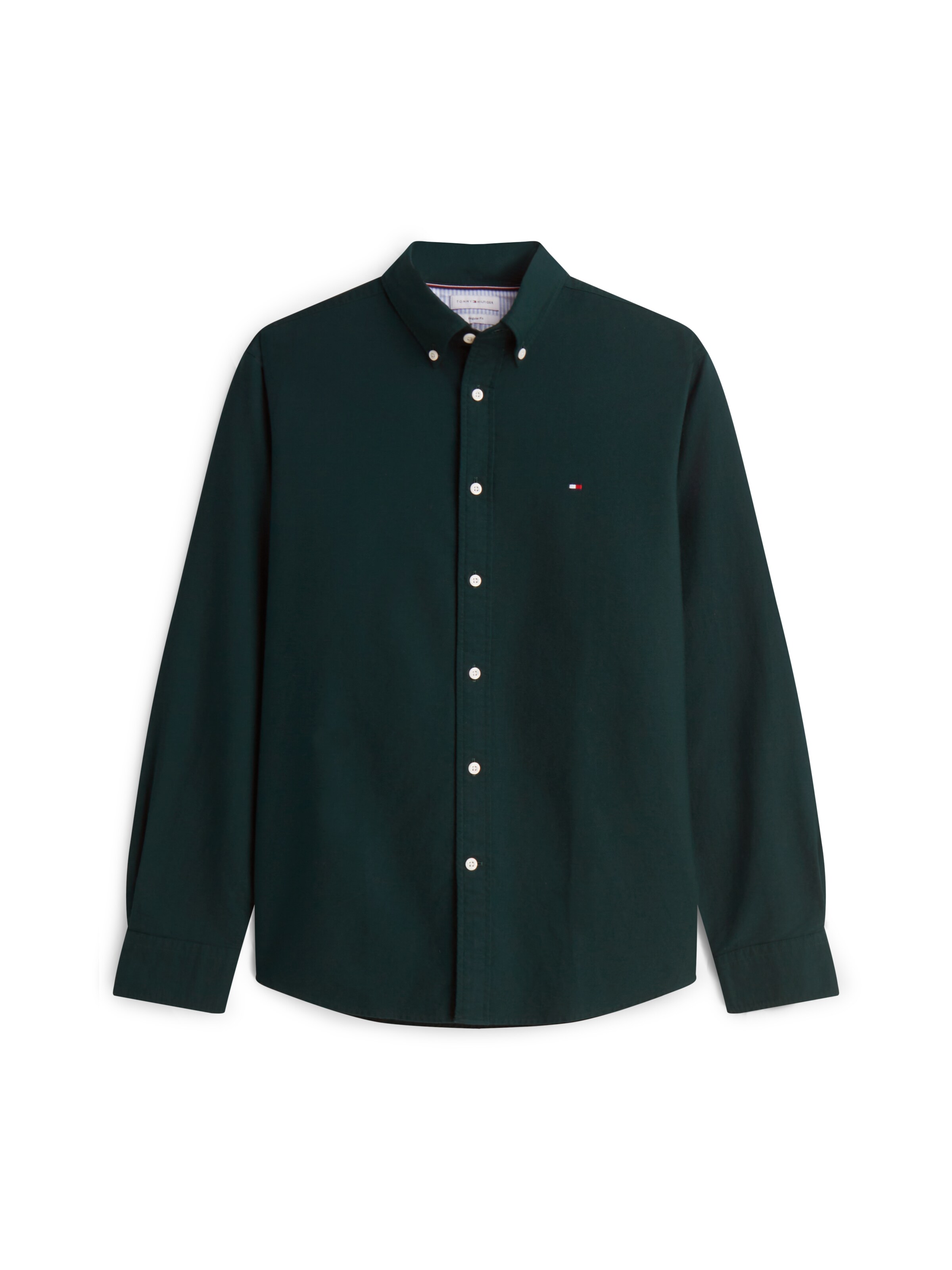 TOMMY HILFIGER Srajca 'Heritage' | zelena barva: sprednja stran