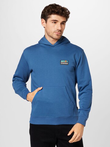 Sweat-shirt 'FREESTYLE' NAPAPIJRI en bleu : devant