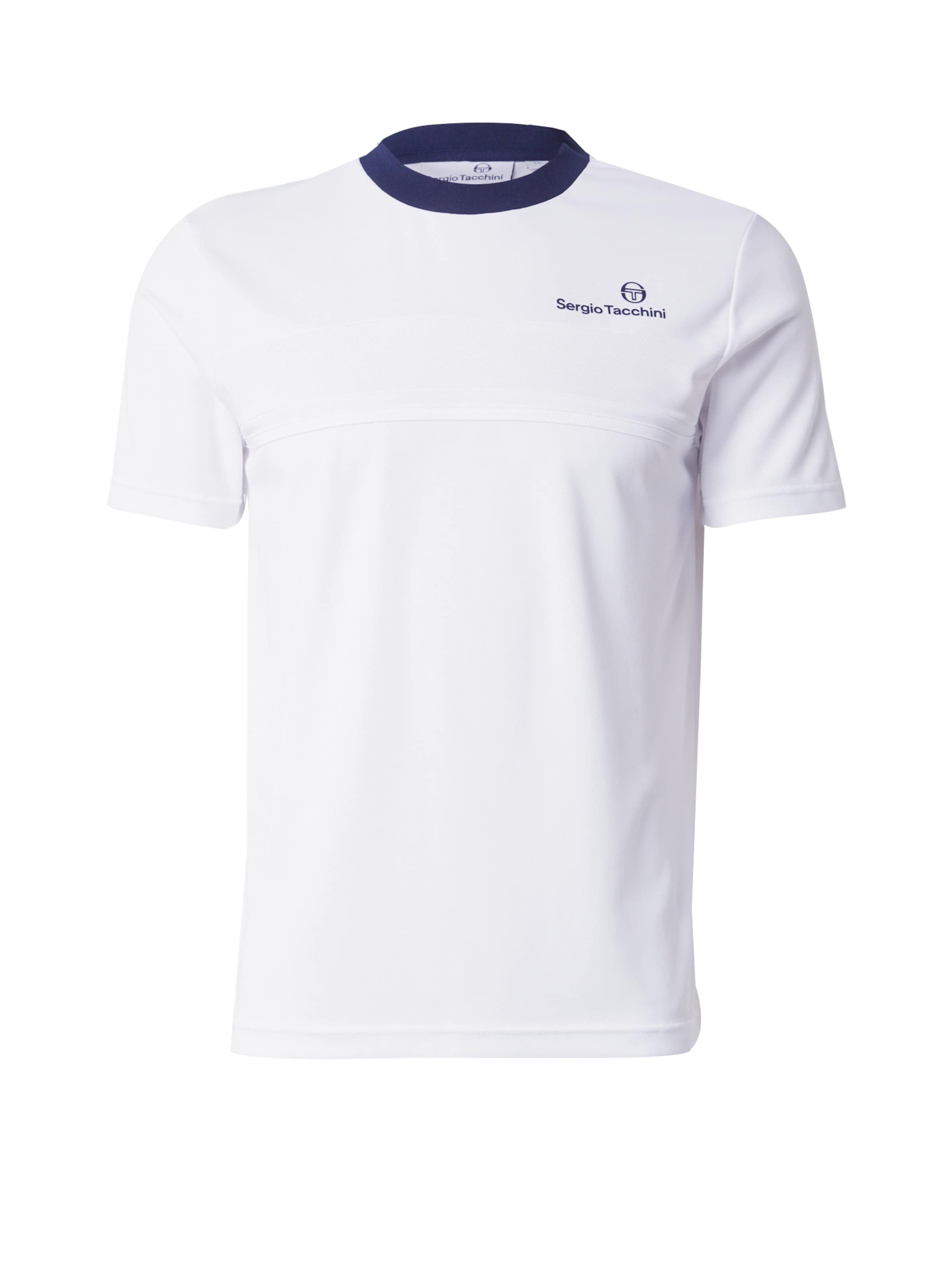 T-Shirt fonctionnel 'SPECCHIO' Sergio Tacchini en blanc : devant