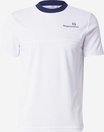 balta Sergio Tacchini Sportiniai marškinėliai 'SPECCHIO': priekis