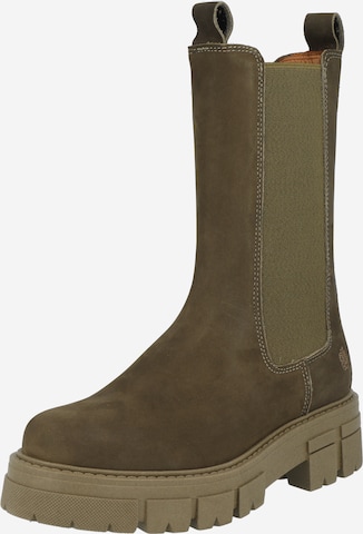 Apple of Eden Chelsea Boots 'Cher' in Green: front