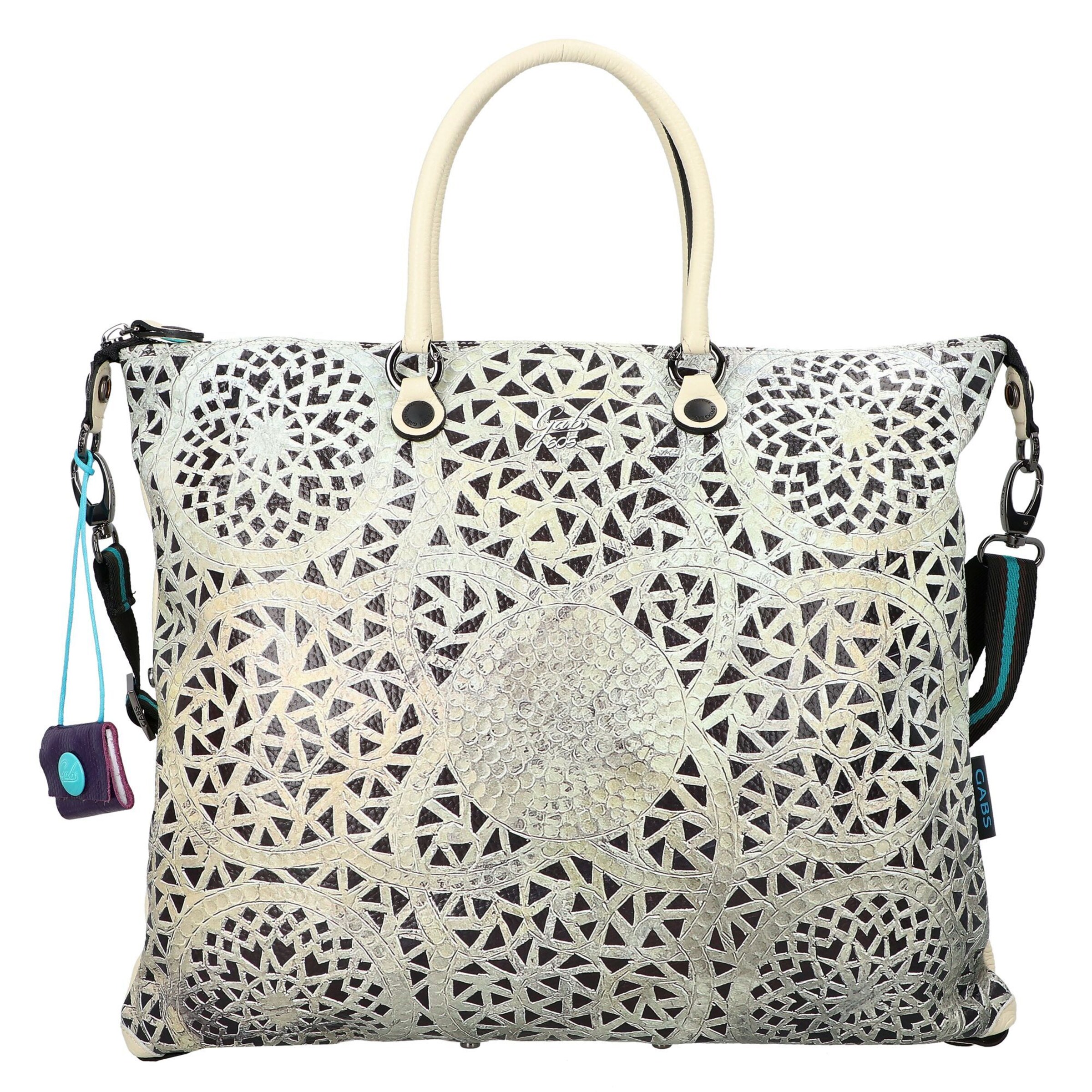 Gabs Handbag in Beige: front