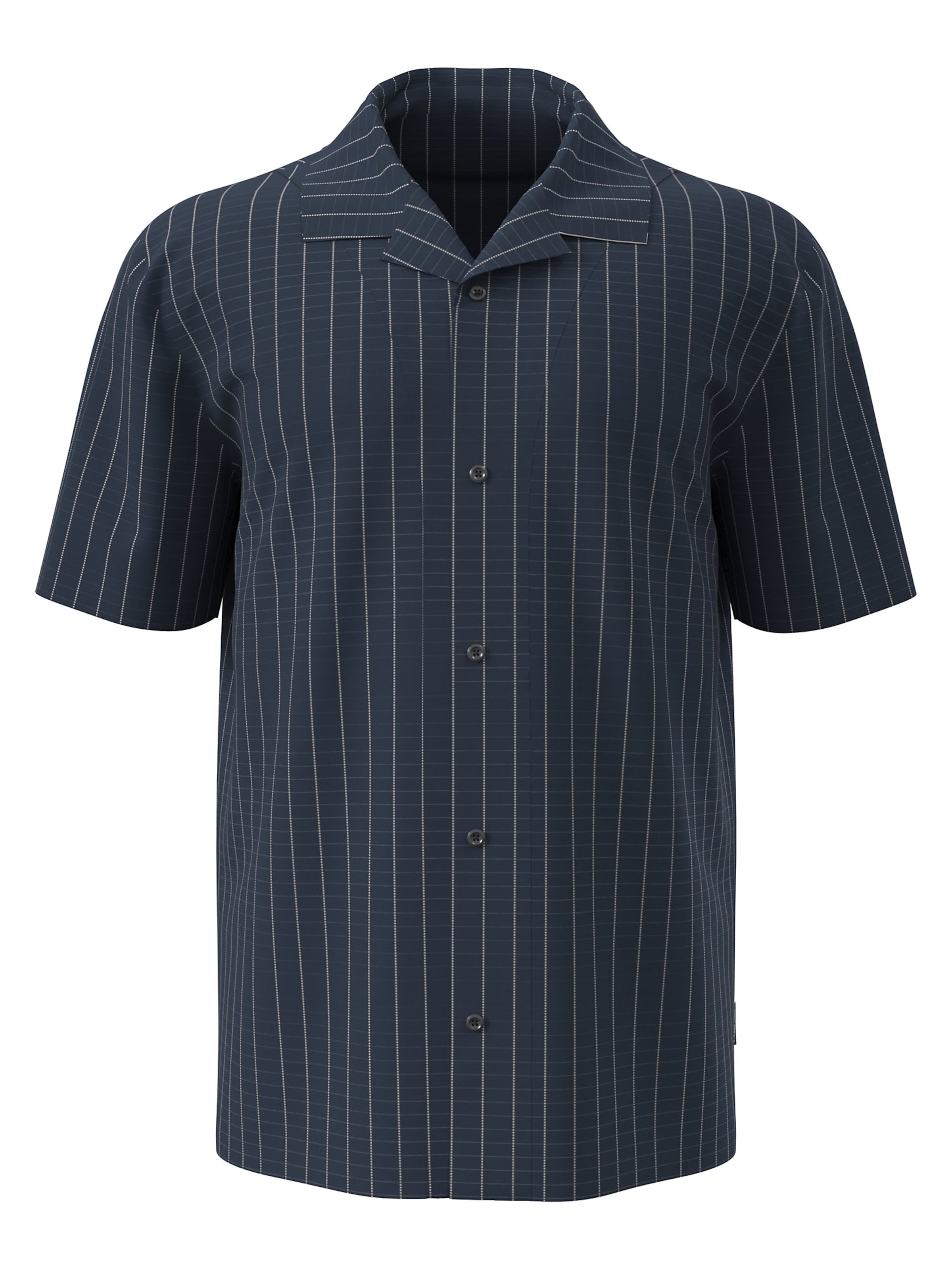 Coupe regular Chemise Calvin Klein Swimwear en bleu : devant