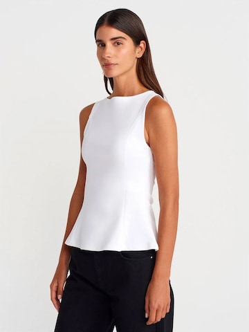Camicia da donna di Dilvin in bianco: frontale