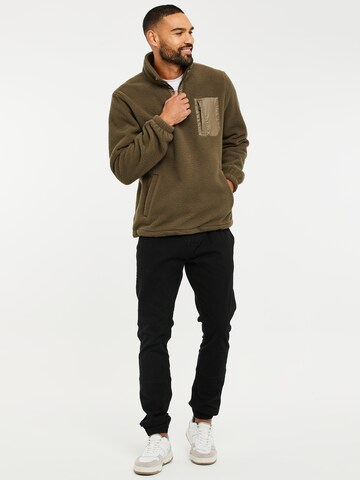 Threadbare Sweatshirt 'Borg' in Grün
