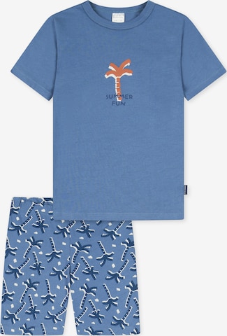 SCHIESSER - Pijama ' Nature Love Organic Cotton ' en azul: frente
