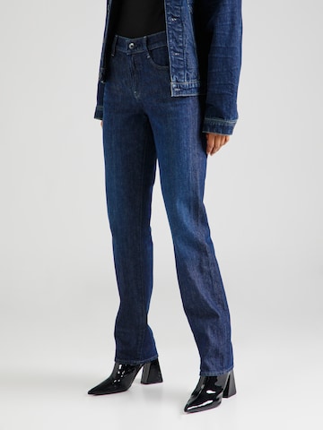 Regular Jeans 'Strace' de la G-Star RAW pe albastru: față
