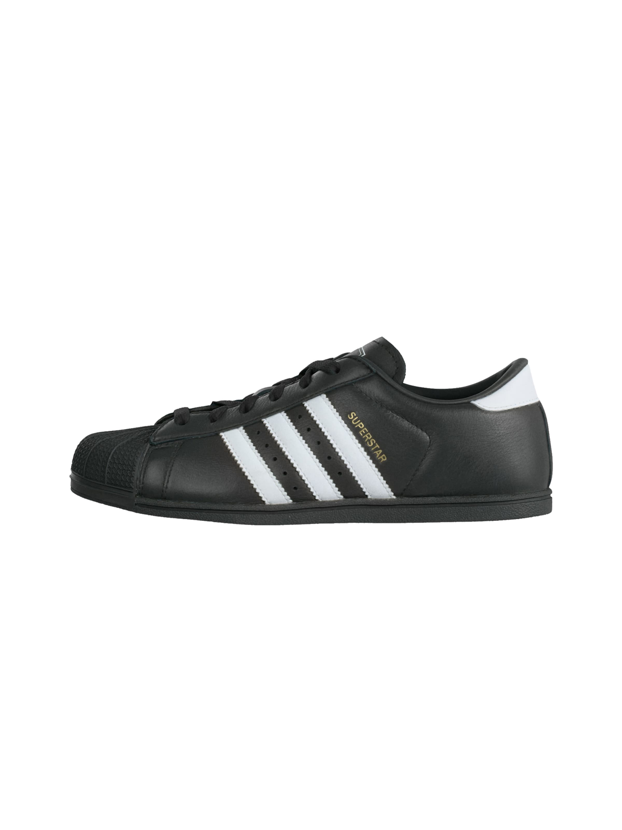 Sneaker bassa 'Superstar' di ADIDAS ORIGINALS in nero: frontale