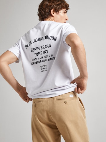 Pepe Jeans Skjorte 'Cave' i hvit