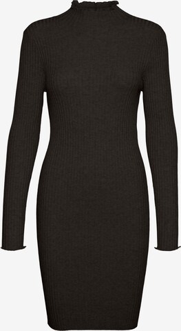 VERO MODA Úpletové šaty 'Evie' – černá: přední strana