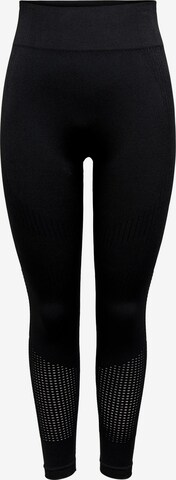 ONLY PLAY Скинни Спортивные штаны 'Saba' в Черный: спереди