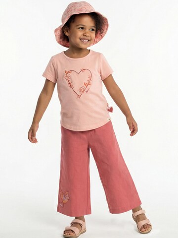 SIGIKID Shirt 'T-Shirt Pink Birds' in Pink