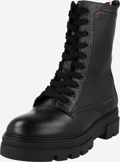 TOMMY HILFIGER Bottines à lacets en noir, Vue avec produit