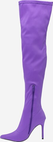 Overknee di Nasty Gal in lilla