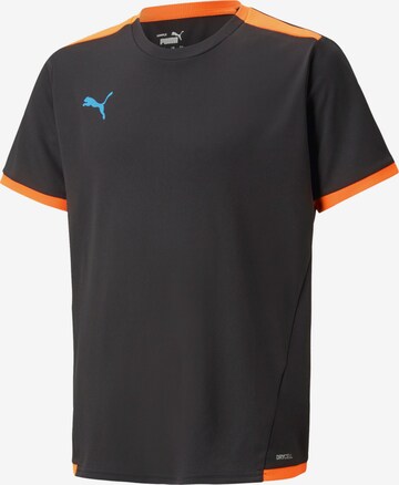 PUMA Performance Shirt 'TeamLiga' in Black: front
