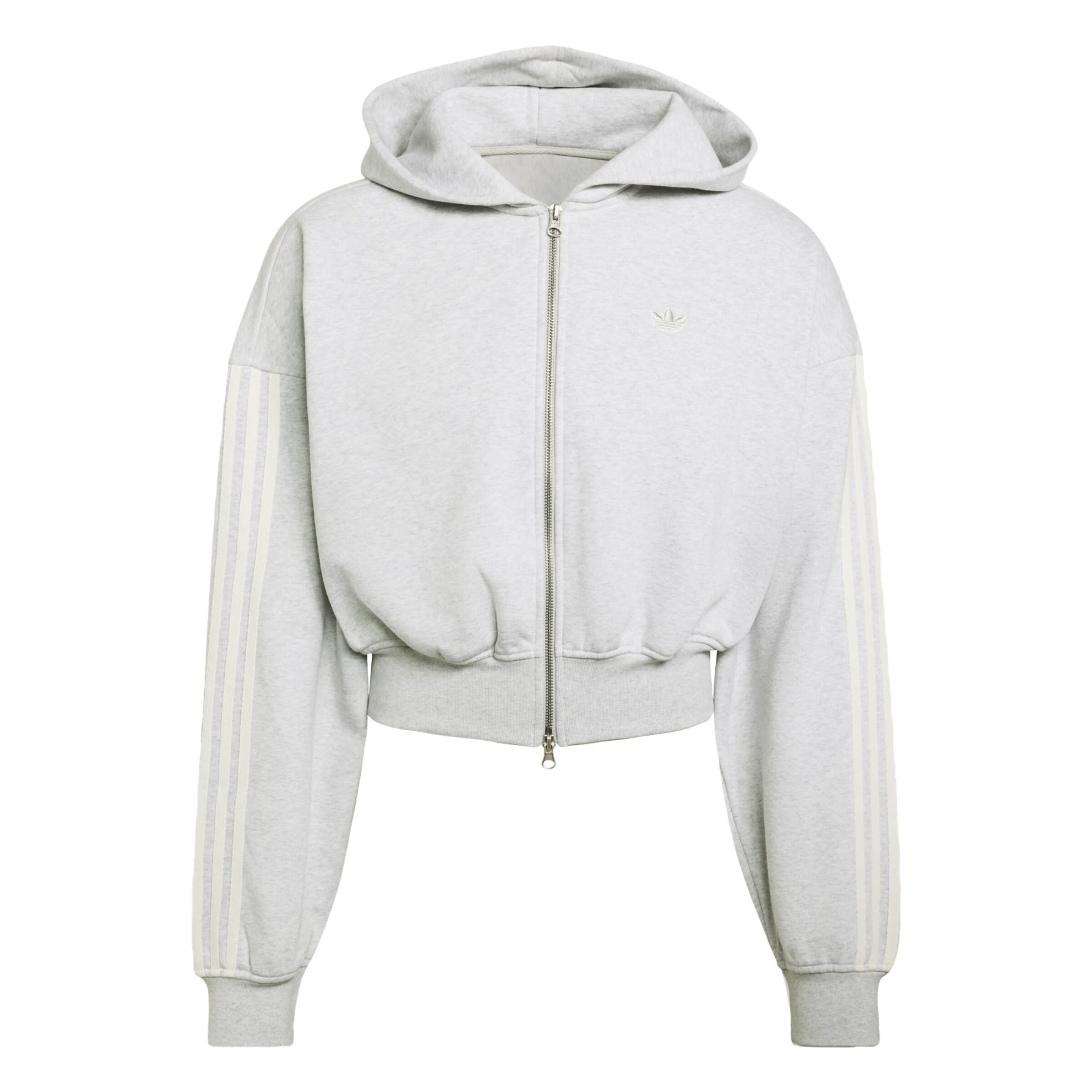 ADIDAS ORIGINALS - Sudadera con cremallera en gris: frente