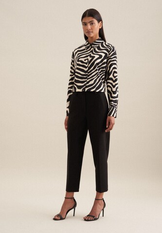 SEIDENSTICKER Blouse ' Schwarze Rose ' in Beige