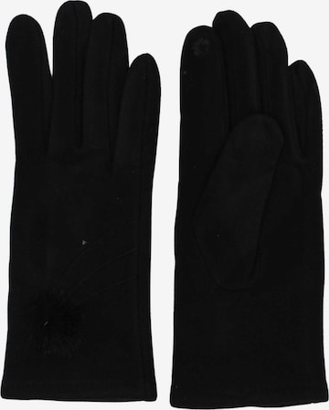 Leslii Full Finger Gloves in Black: front