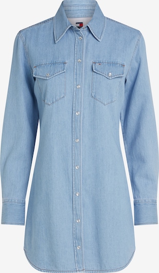 Palaidinės tipo suknelė iš Tommy Jeans, spalva – tamsiai (džinso) mėlyna, Prekių apžvalga