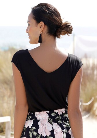 s.Oliver - Camiseta en negro