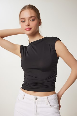 Happiness İstanbul Μπλουζάκι σε μαύρο