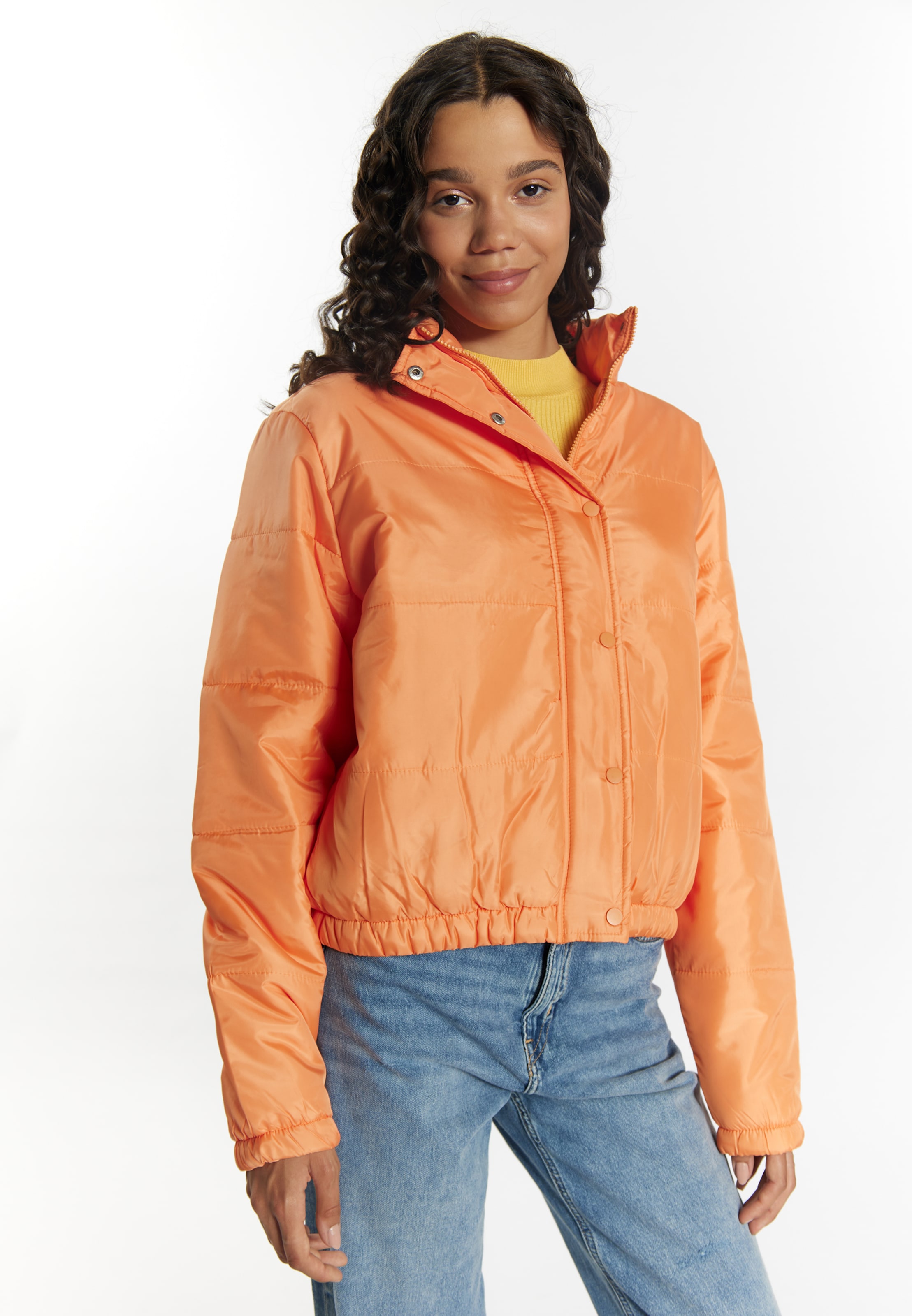swirly Übergangsjacke in Orange: Vorderseite
