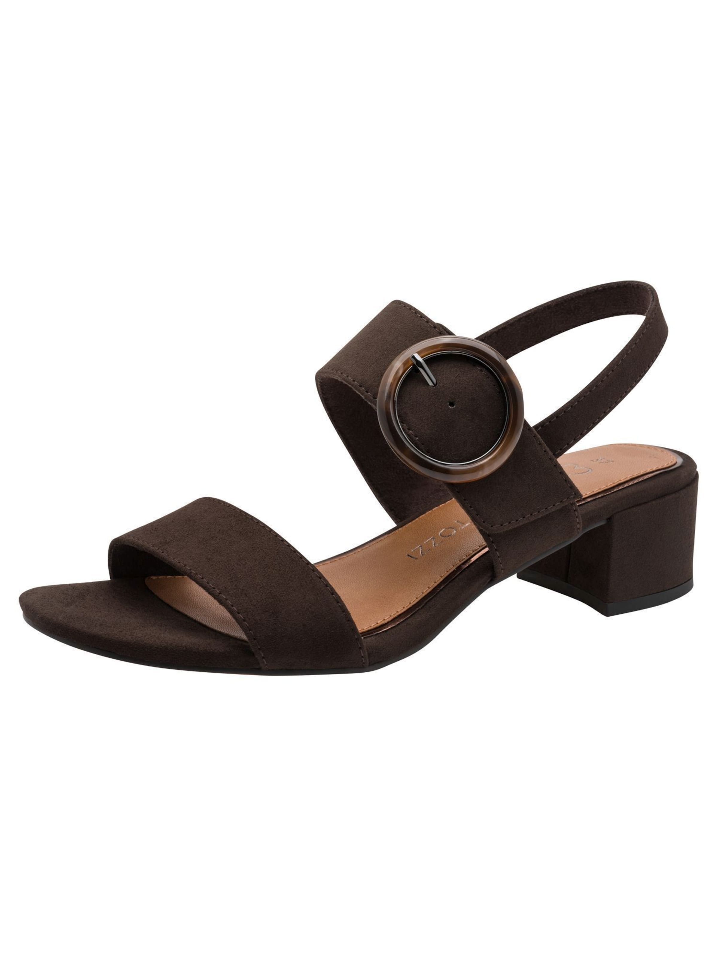 Sandales MARCO TOZZI en marron : devant