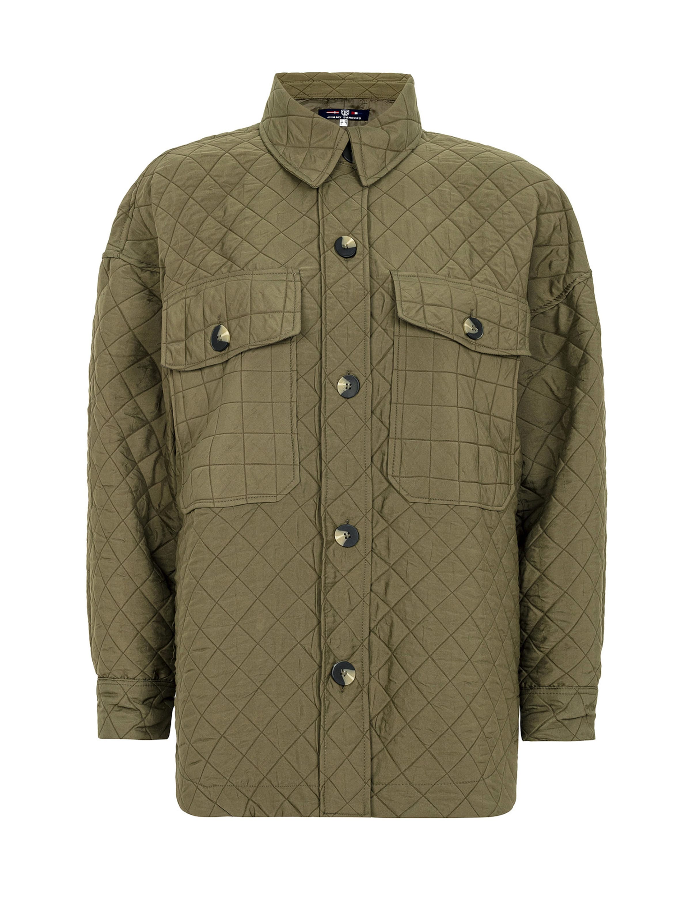 Giacca di mezza stagione di Jimmy Sanders in verde: frontale